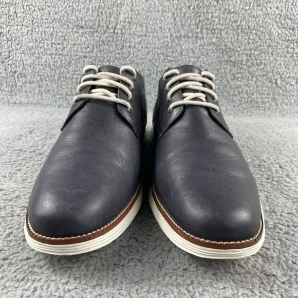 Cole haan original Classic Grand Plain Oxford Shoes Mens 11 M Navy‎ Lace Up main image 13